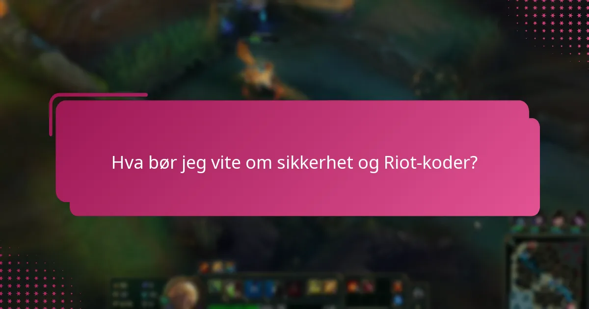 Hvordan innløse Riot-koder?