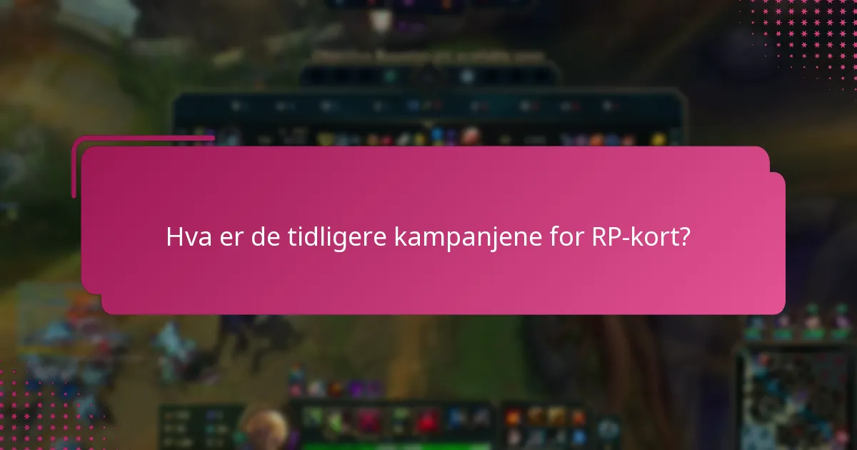 Hvilke RP-kort anses som bemerkelsesverdige?