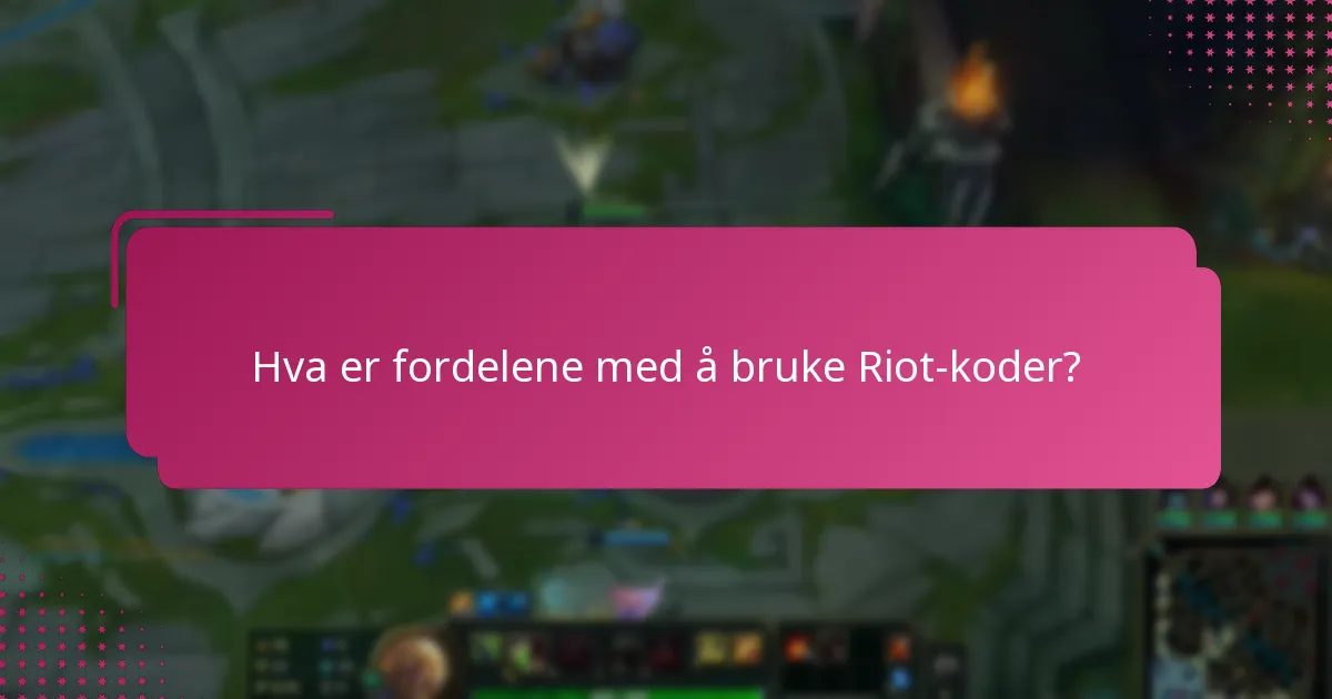 Hvordan innløse Riot-koder trinn-for-trinn?