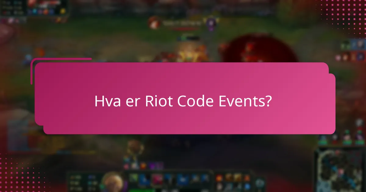 Hvilke deltakelsesbelønninger er tilgjengelige for Riot Code Events?