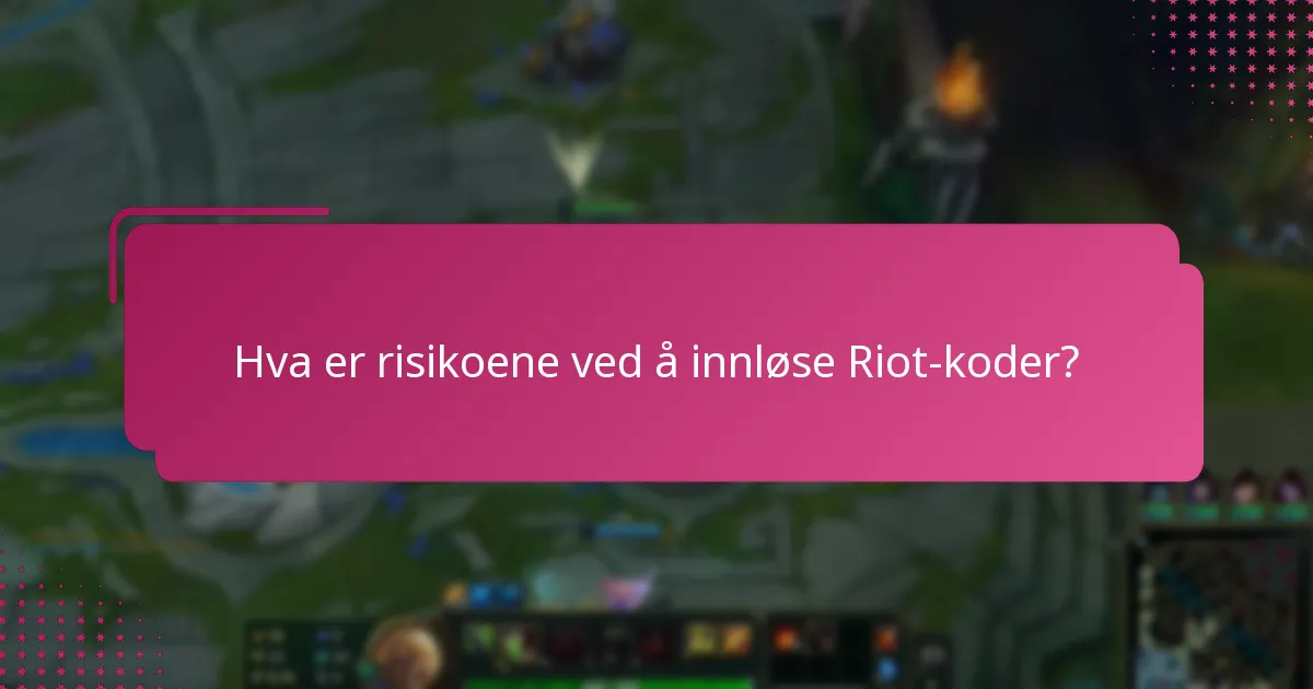 Hvilke eksklusive gjenstander kan oppnås gjennom Riot-koder?