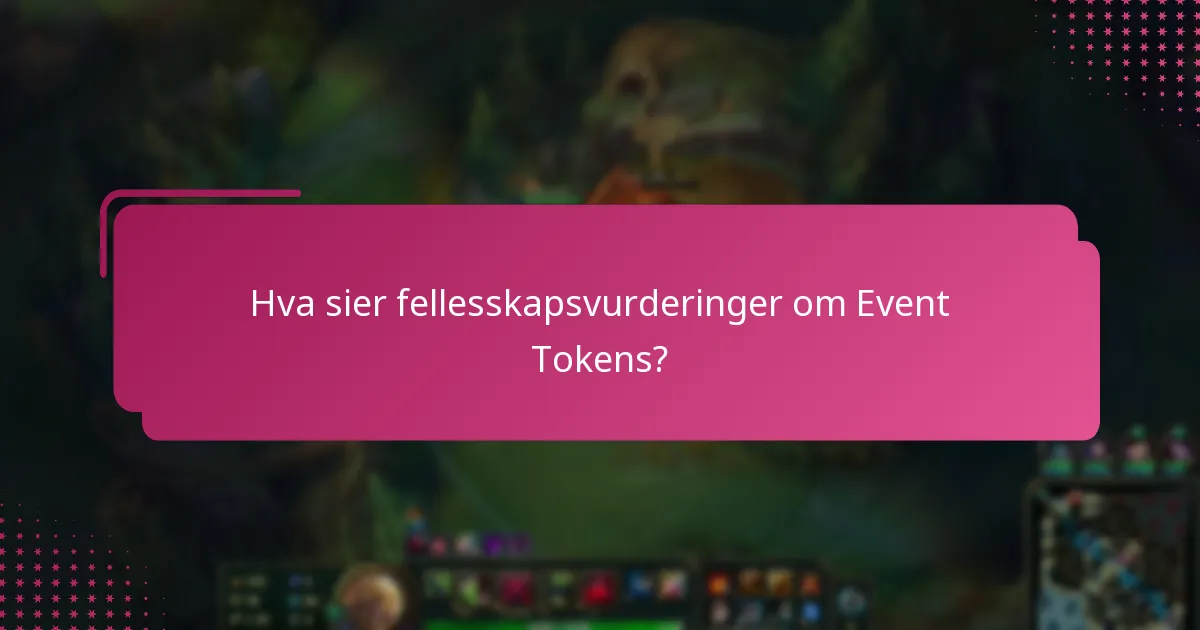 Hvordan sammenlignes Event Tokens med andre engasjementsløsninger?