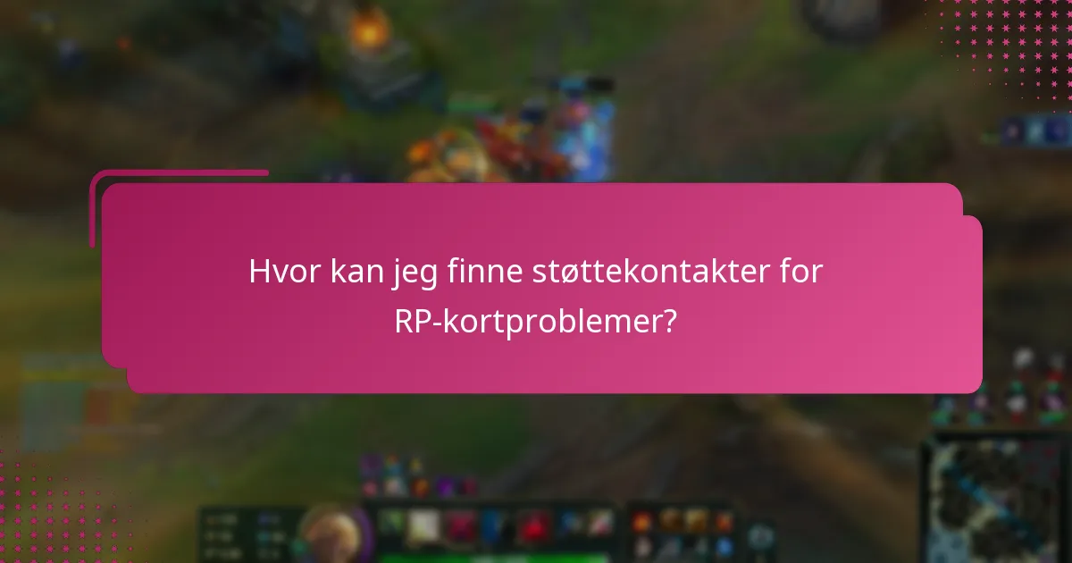 Hvilke løsninger er tilgjengelige for vedvarende RP-kortproblemer?